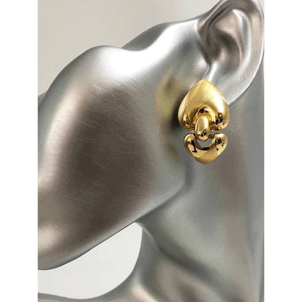 Lovely Heart Clip On Earrings